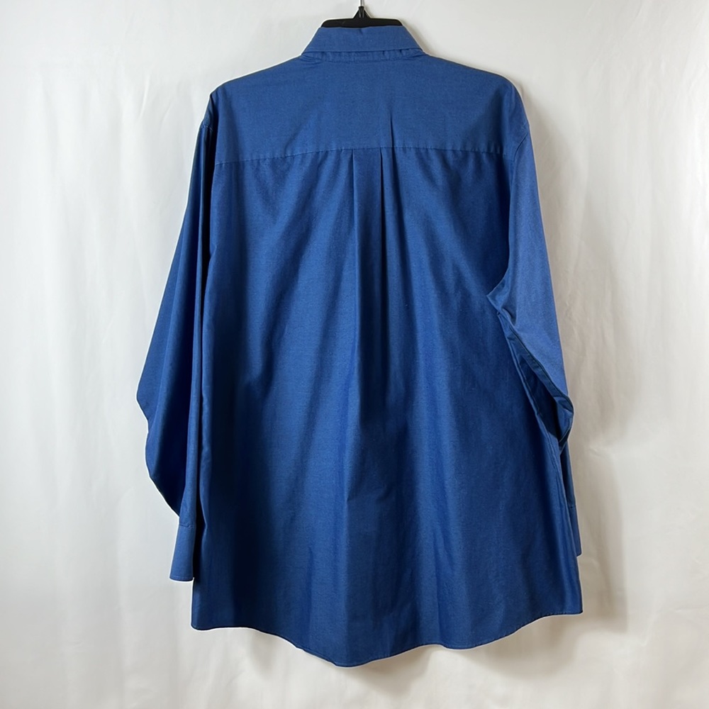 Geoffrey Beene XL Blue Dress Shirt - Picture 2 of 11